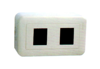 BOX-6402 明BOX二孔蓋板