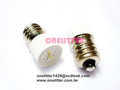 LED燈泡E12 18~30V白色 GAD121830W