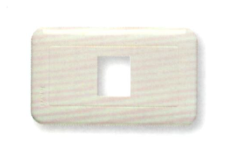 JY-6401 一孔蓋板 (白色)