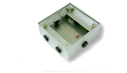 JY-8913 三聯地板插座-鐵盒
