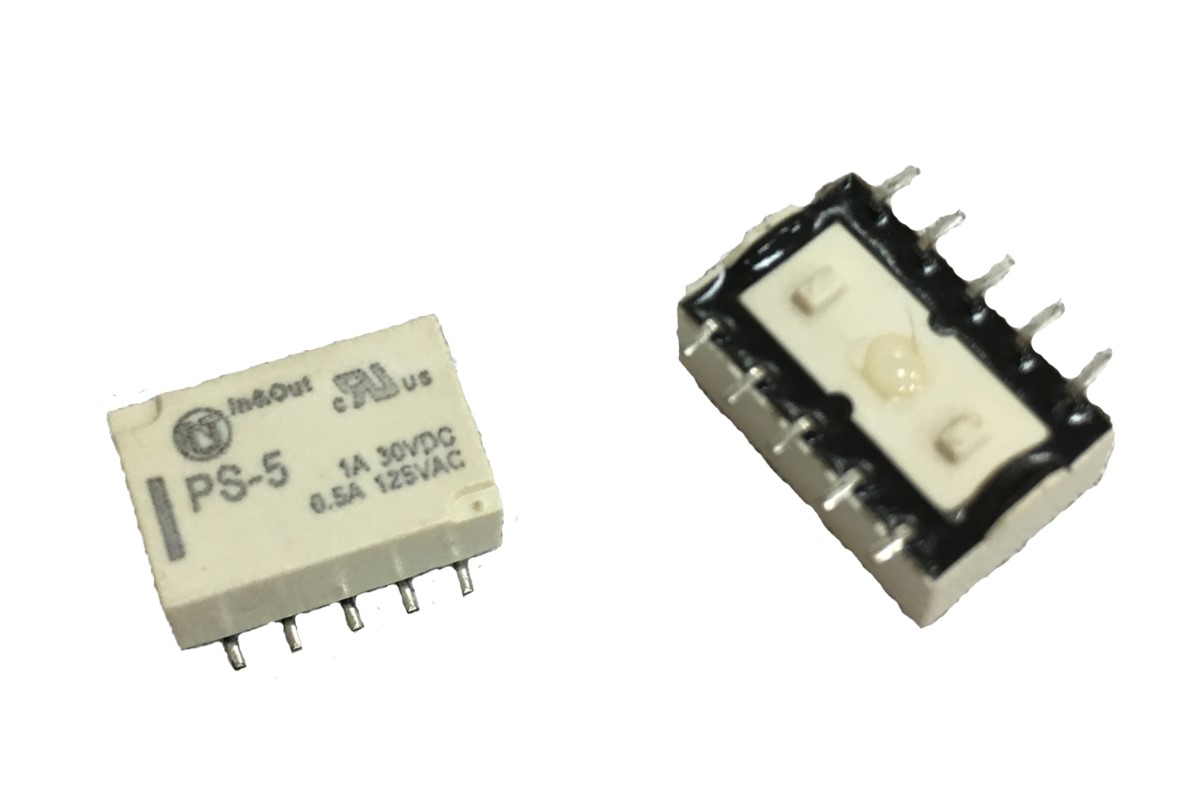 PS-5繼電器5VDC 2C 1A SMD