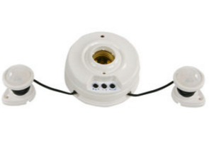 WS-5709雙胞胎燈座型 自動感應器